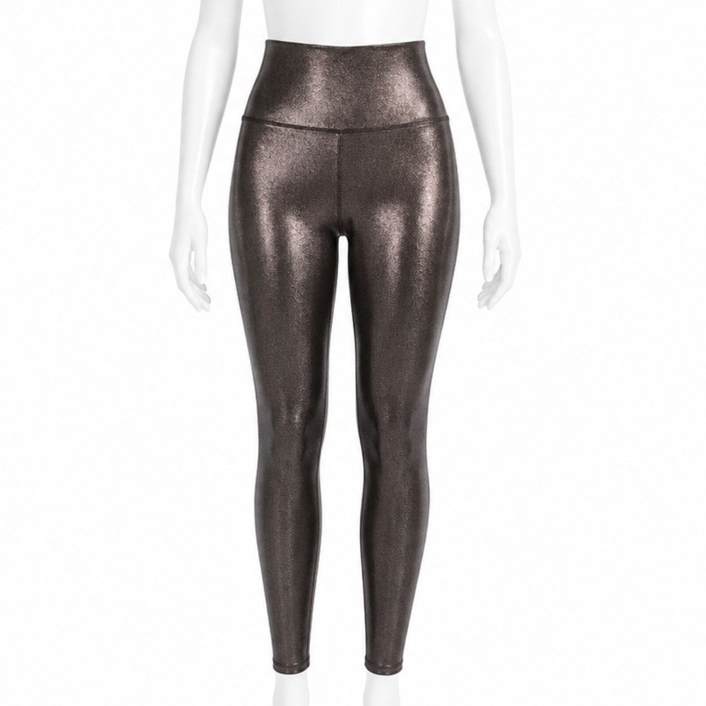 Lululemon Align High Rise Pant 25" Shine Women's 6 Radiate Foil Brown Legging